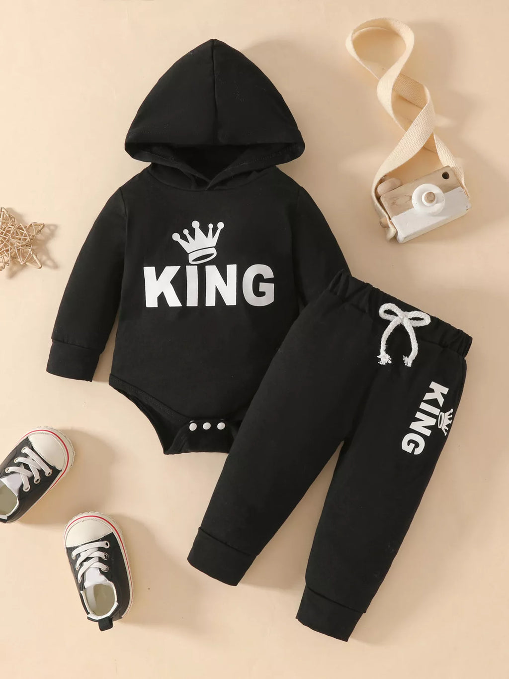 Ensemble complet body hoodie et pantalon bébé - qualité premium pour nouveau-né - BabyCoton Suisse
