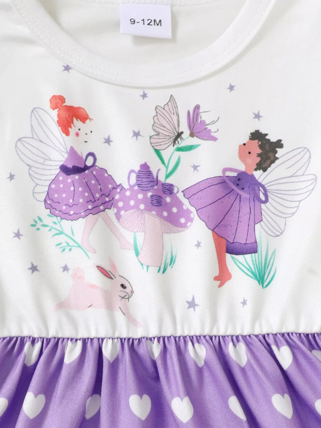 Ensemble 3 Pièces Bébé Imprimé à Volants - Douceur & Charme 👶 - BabyCoton