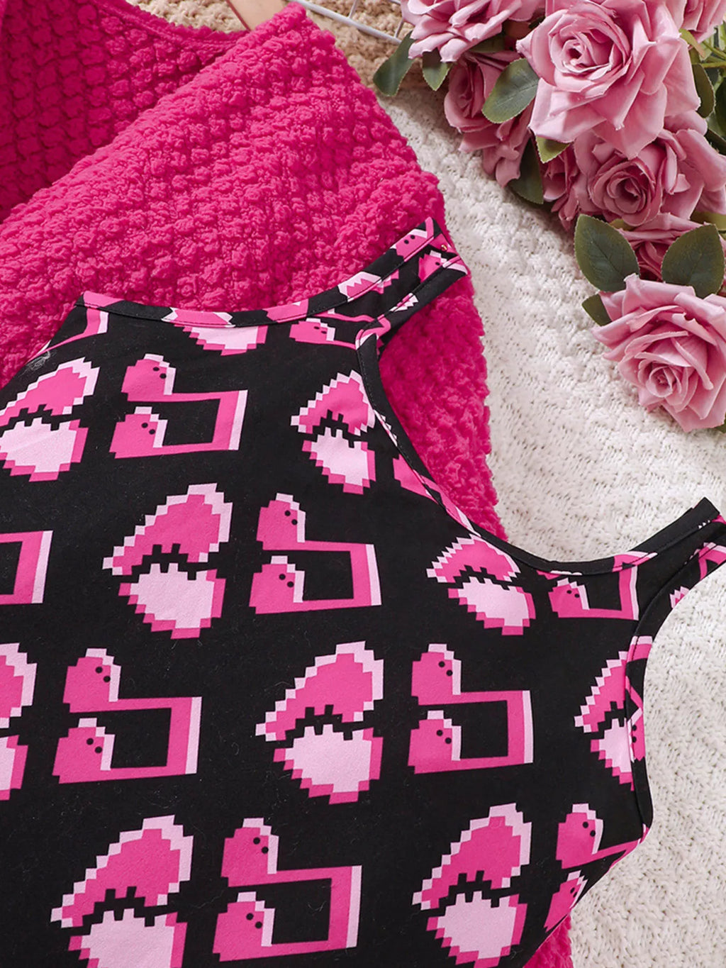 ✨ Détail final ensemble complet 2 pièces robe imprimée élégante motifs délicats féminins cardigan coordonné harmonieux - tissu doux confortable optimal - design raffiné sophistiqué polyvalent - finitions qualité exceptionnelle coutures impeccables - vêtements premium petite fille élégante occasions spéciales BabyCoton Suisse
