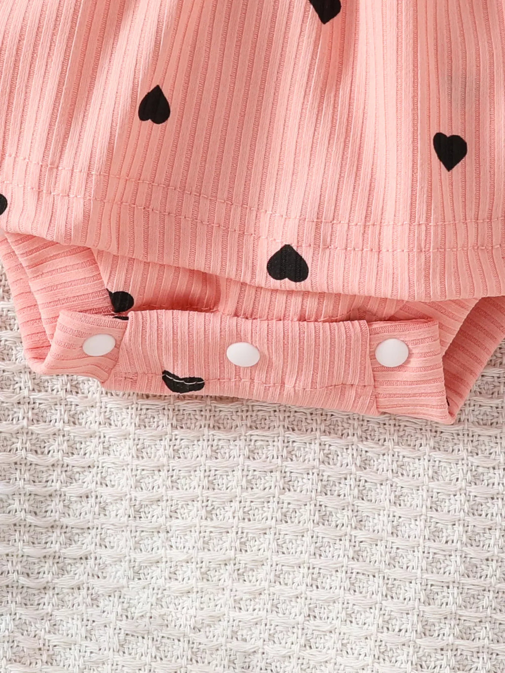 Body-Robe Fille Cœurs Volants avec Bandeau - Adorable & Confortable - BabyCoton
