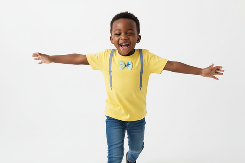 T-Shirt Brodé en Coton Doux - Confort & Style pour Votre Enfant