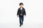 Blouson Perfecto Noir Enfant - Style Motard Rock & Tendance - BabyCoton