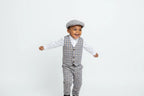 Ensemble 4 Pièces Élégant Garçon - Chapeau, Chemise, Gilet & Pantalon - BabyCoton