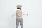 Ensemble 4 Pièces Élégant Garçon - Chapeau, Chemise, Gilet & Pantalon - BabyCoton